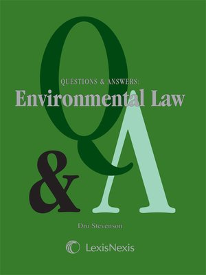 cover image of Questions & Answers: Environmental Law